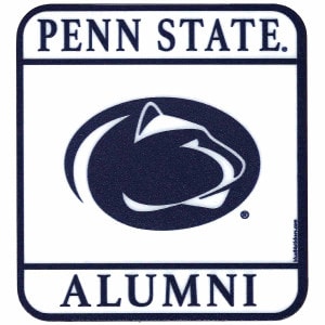 sticker Penn State Alumni with Athletic Logo